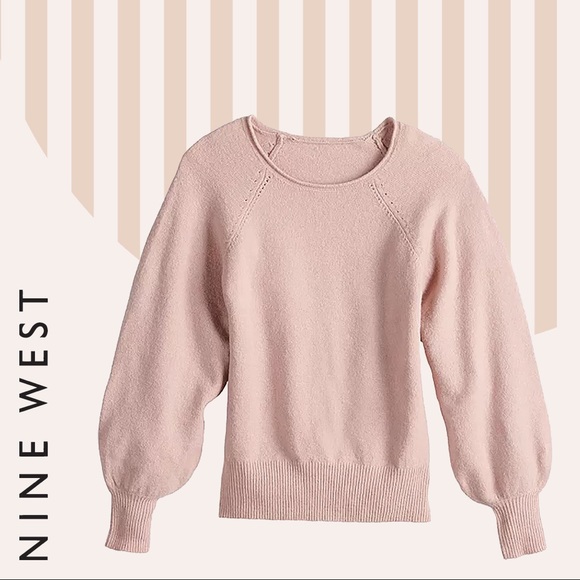 Nine West Sweaters - Nine West Control Waist Raglan Sweater BalloonPuff
